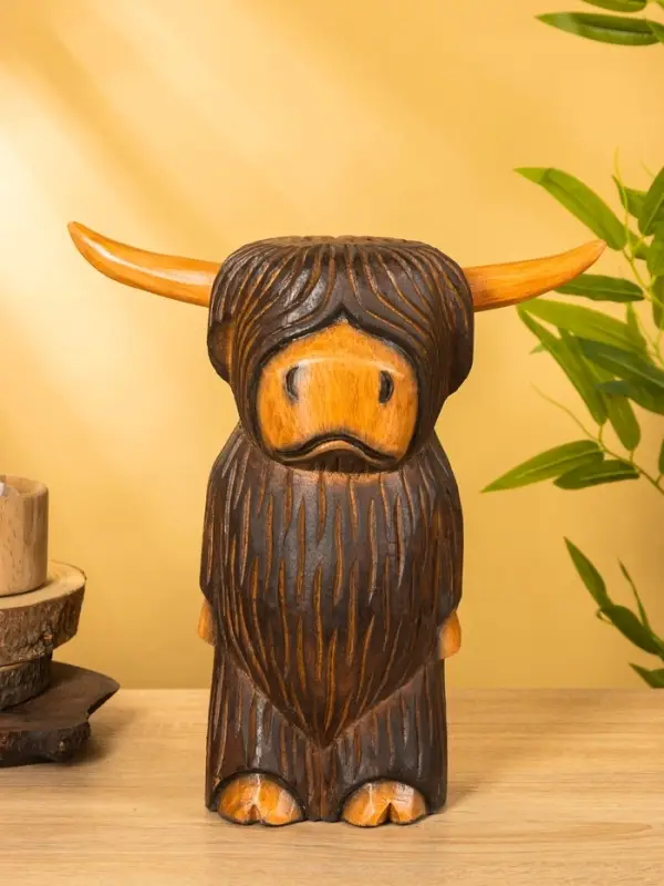 Сувенир  Сувенир "Бычок" дерево 16х14х30 см