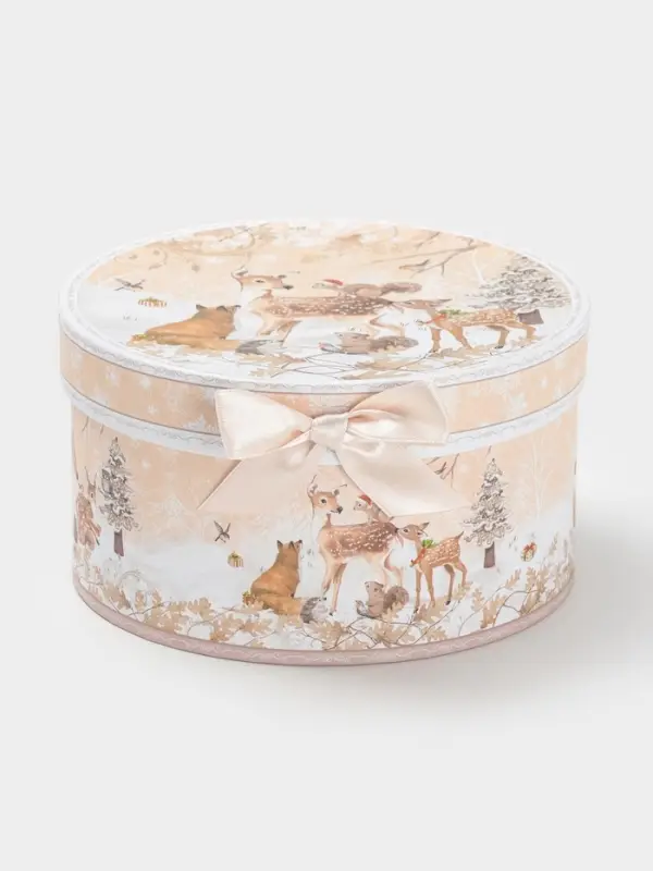 Чайная пара новогодняя «Лесное чудо», 2 предмета: чашка 180 мл, блюдце d=15 см, керамика, подарочная упаковка, бежевая Чайная пара новогодняя «Лесное чудо», 2 предмета: чашка 180 мл, блюдце d=15 см, керамика, подарочная упаковка, бежевая