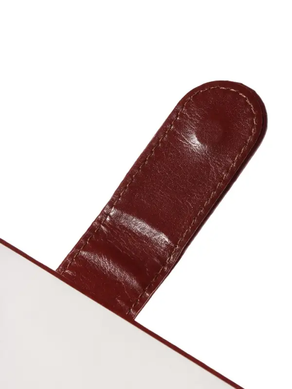 Ежедневник недатированный формат А5, с хлястиком, 112л, линия, пвх, Классика Коричневый