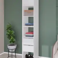 Комплект модульной гардеробной системы «Модус», 2800×2080×510 мм, цвет белый Комплект модульной гардеробной системы «Модус», 2800×2080×510 мм, цвет белый