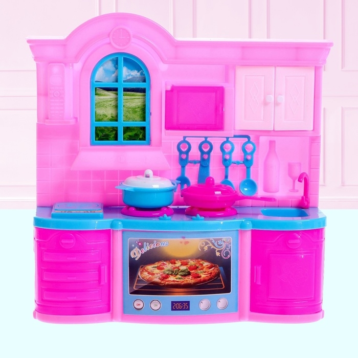 Игровой набор «Кухня для куклы», цвета МИКС Игровой набор «Кухня для куклы», цвета МИКС