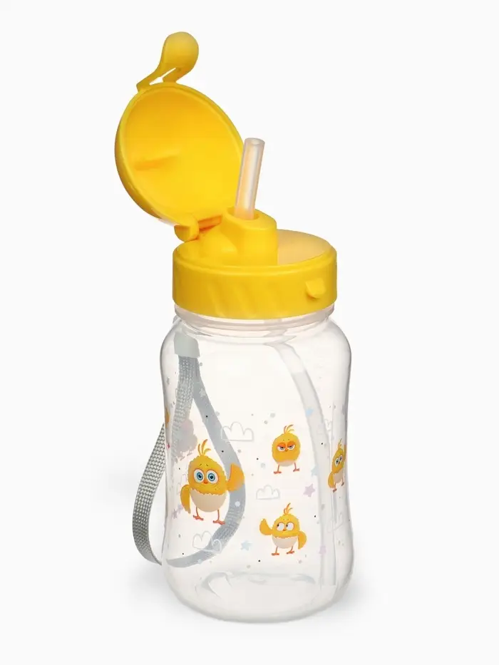 Поильник-непроливайка с трубочкой, 270 мл, ЦЫП-ЦЫП Поильник-непроливайка с трубочкой, 270 мл, ЦЫП-ЦЫП