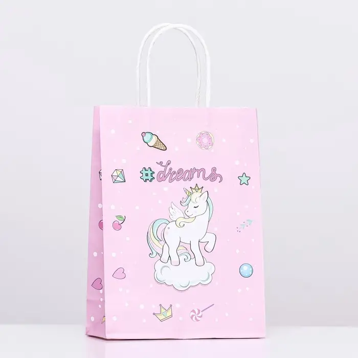Пакет крафт «Мечты», 18×8×25 см Пакет крафт «Мечты», 18×8×25 см
