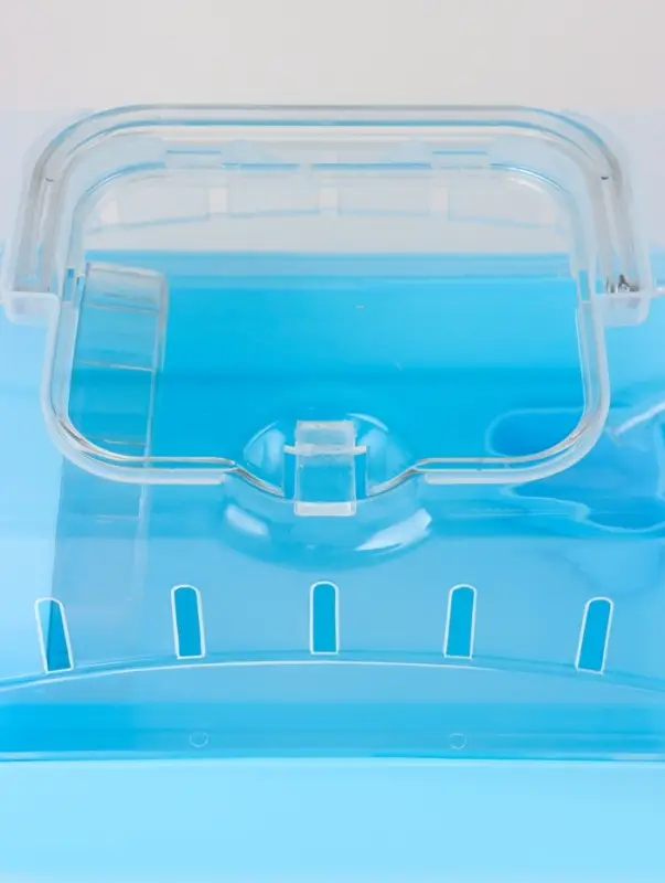 Клетка-переноска для грызунов, 23 х 17 х 16 см, бирюзовая