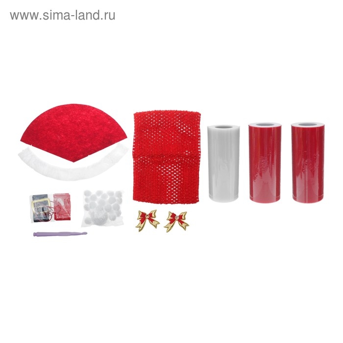 Карнавальный костюм «Санточка», сделай сам, корсет, ленты, брошки, аксессуары Карнавальный костюм «Санточка», сделай сам, корсет, ленты, брошки, аксессуары