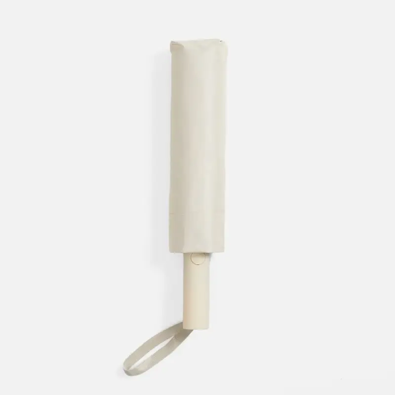 Зонт складной с УФ-защитой Ribstar, бежевый