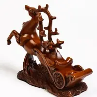 Подставка под бутылку TAKE IT EASY &laquo;Олень&raquo;, полистоун под дерево, 17&times;12&times;28 см