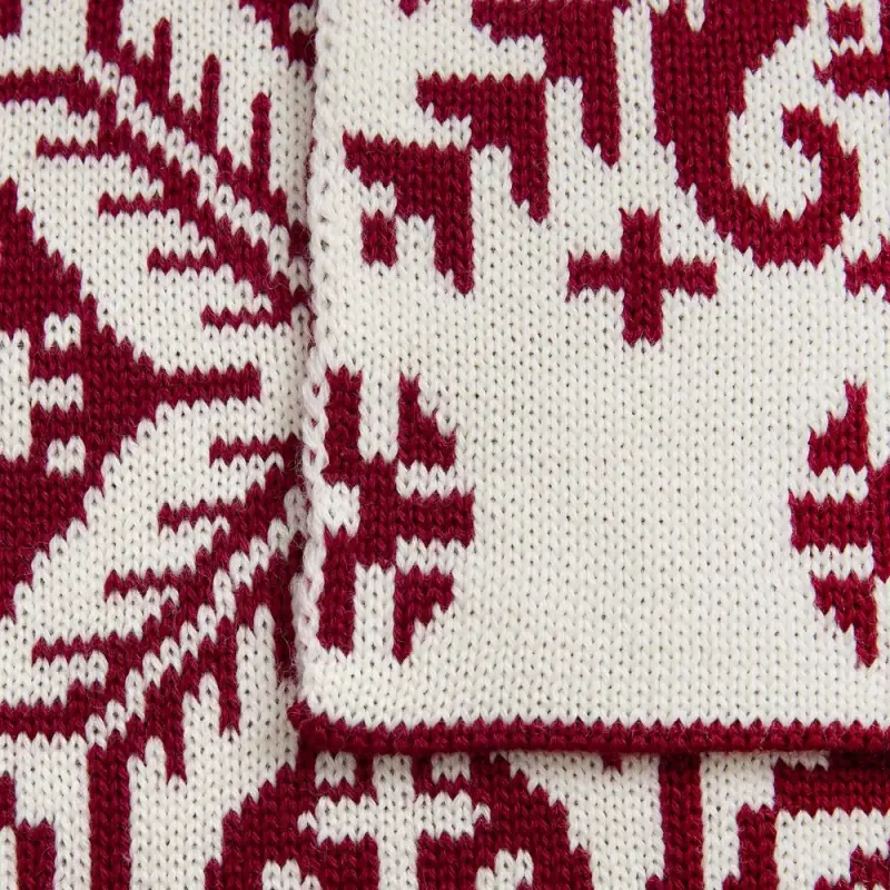 Шарф Wintertude L, красный с белым