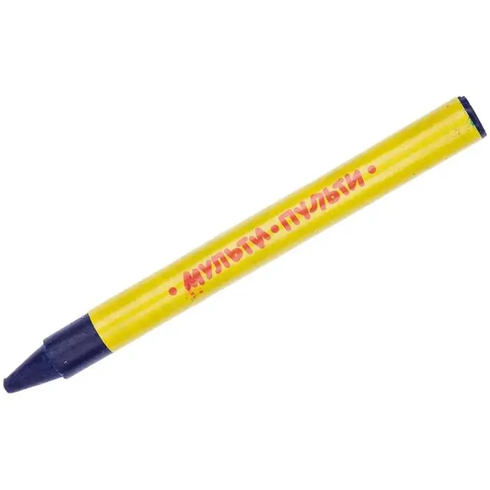 Мелки восковые 6 цветов Мульти-Пульти «Енот на острове Пасхи», круглые Мелки восковые 6 цветов Мульти-Пульти «Енот на острове Пасхи», круглые