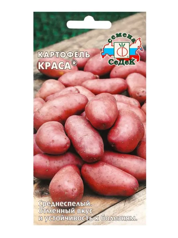 Семена Картофель   Семена Картофель  "Краса "0.02 г