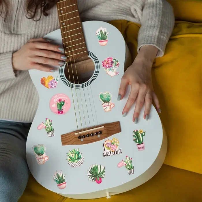 Наклейки-стикеры &laquo;Суккуленты&raquo;, 7 &times; 7 см