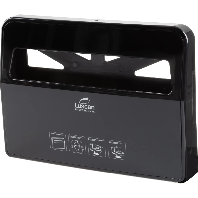 Диспенсер для покрытий на унитаз Luscan Prof Etalon черный VX781