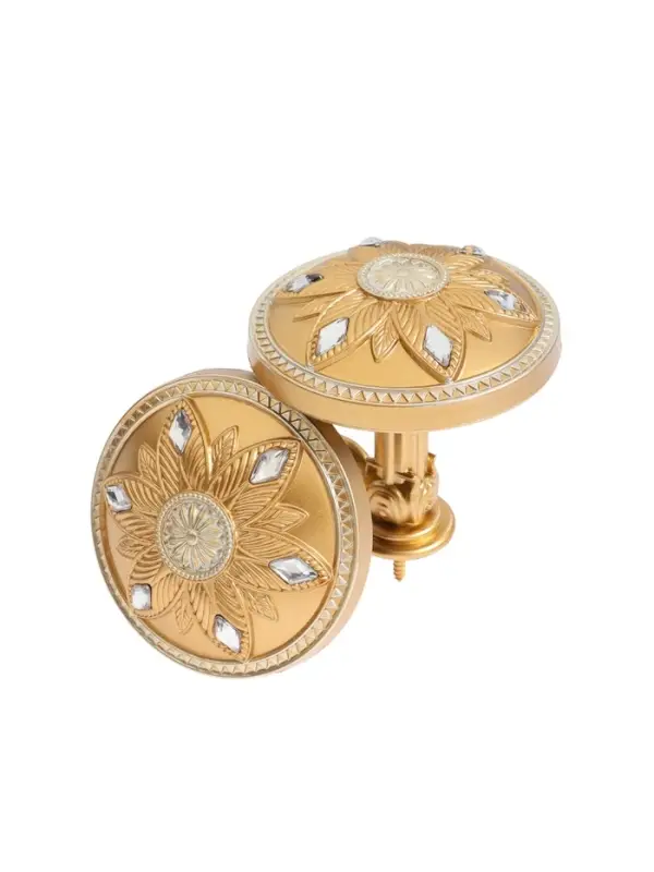 Крючок для штор CAPPIO KS032, d=98 мм, цвет золото с серебром, 2 шт Крючок для штор CAPPIO KS032, d=98 мм, цвет золото с серебром, 2 шт