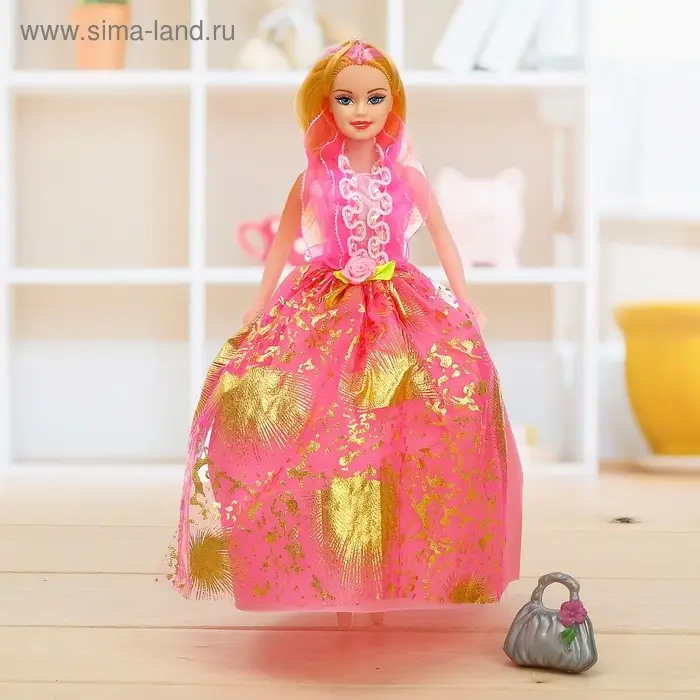 Кукла-модель «Милена» в пышном платье с аксессуарами, МИКС Кукла-модель «Милена» в пышном платье с аксессуарами, МИКС