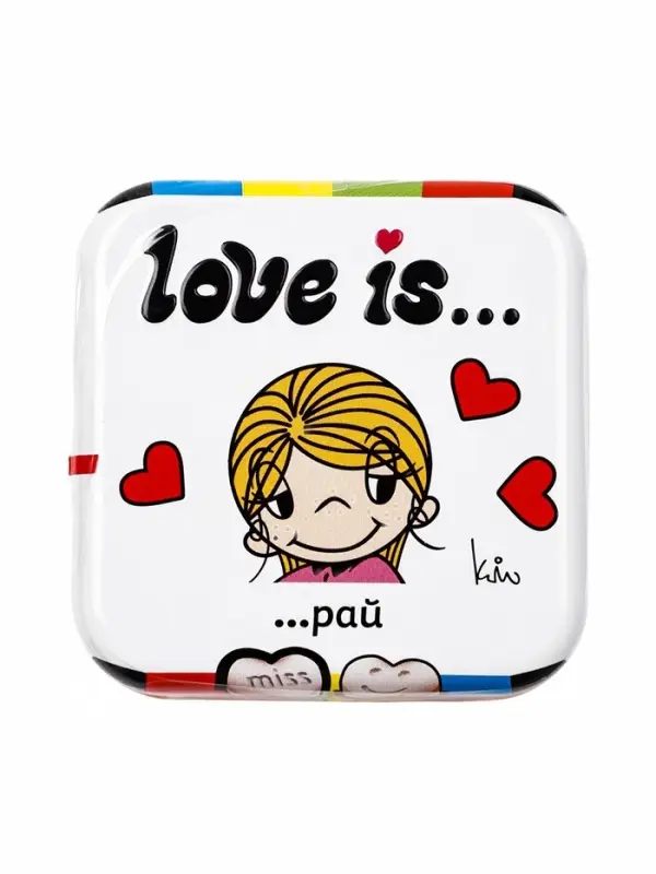 Освежающие конфеты Love is, в форме сердца, со вкусом морской соли и маракуйи, 20 г