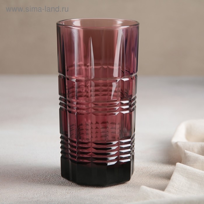 Высокий стакан Dallas, 380 мл, стекло, лилак Высокий стакан Dallas, 380 мл, стекло, лилак