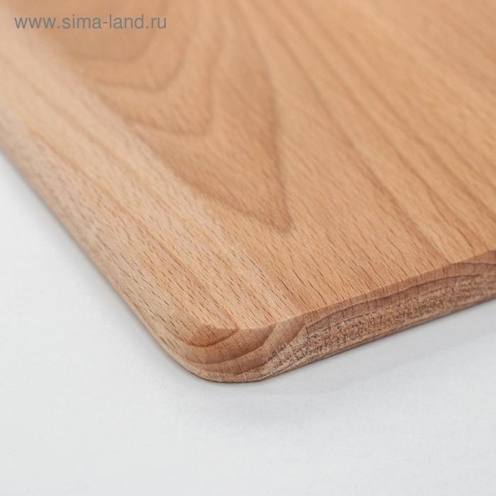 Нaбор досок разделочных нa подстaвке Премиум, 2 шт: 24×15 см, 30×19,5 см, мaссив букa