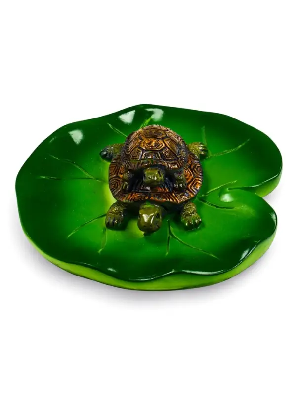 Садовая фигура из полистоуна &laquo;Черепашки&raquo;, 10&times;11&times;6 см, плавающая