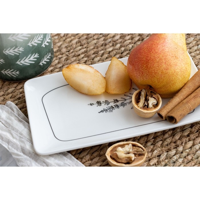 Блюдо керамическое Дорого внимание «Flower, 20,5 х 12,5 х 1,8 см Блюдо керамическое Дорого внимание «Flower, 20,5 х 12,5 х 1,8 см