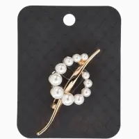 Брошь &laquo;Нежность&raquo;, жемчуг, цвет белый в золоте