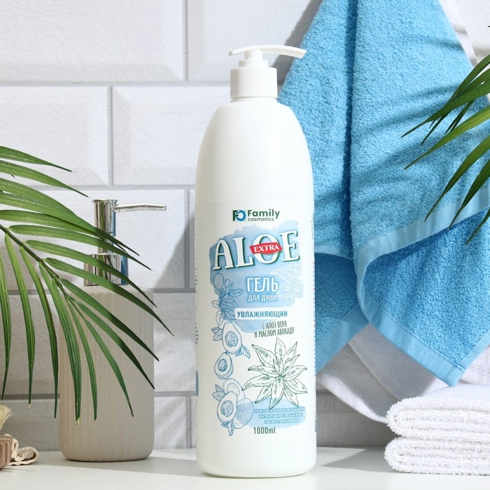 Гель для душа Vilsen Cosmetic Extra Aloe увлажняющий, 1000 мл Гель для душа Vilsen Cosmetic Extra Aloe увлажняющий, 1000 мл