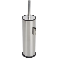 Ершик для унитаза Luscan закрытый с подст. и кр., нерж. с