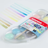 Краски акварельные Kores AKUARELLOS MINI Пастельные,набор 30103