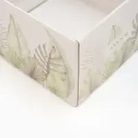 Коробка самосборная AMOUR, размер 12&times;12&times;8 см, микрогофрокартон