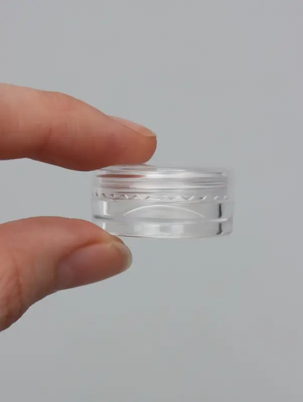 Органайзер для хранения мелочей, 12 баночек, 12&times;9&times;2 см, d=2.8&times;1.5 см, 2 мл, прозрачный