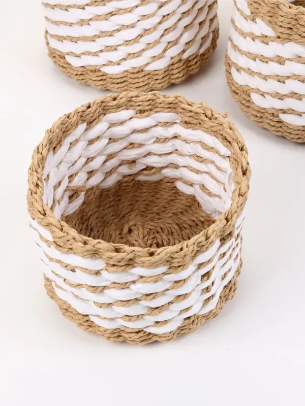 Корзины для хранения Craftel, набор 3 шт.: 15&times;13, 18&times;14, 21&times;15 см, ручной работы