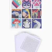 Стикеры для остатков квадратных страз