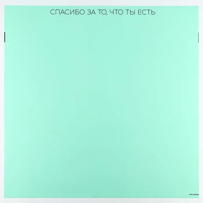 Плёнка упаковочная для цветов «Спасибо за тебя», матовая, тиффани 57 х 57 см Плёнка упаковочная для цветов «Спасибо за тебя», матовая, тиффани 57 х 57 см