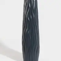 Ваза напольная &laquo;Логанс&raquo;, 58&times;11 см, пластик, серая