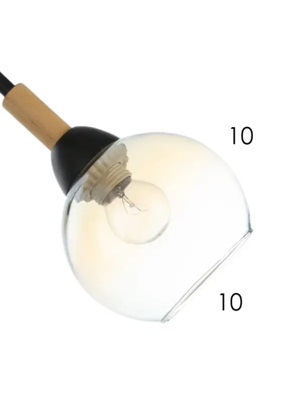 Люстра потолочная BayerLux &laquo;Гундер&raquo;, 3хЕ27, 40 Вт, черный, 57&times;57&times;25 см