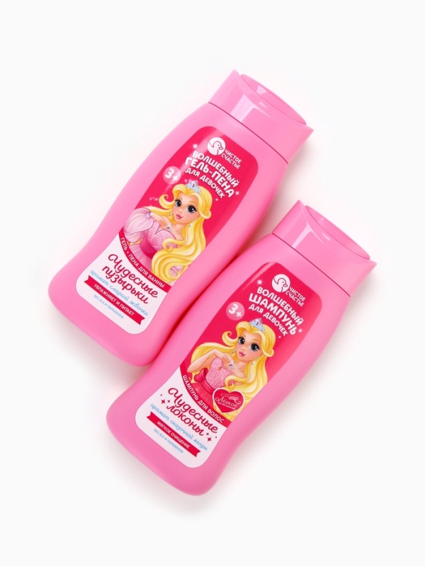 Набор детский  Набор детский "Сказка для маленькой принцессы", гель-пена 250 мл, шампунь 250 мл
