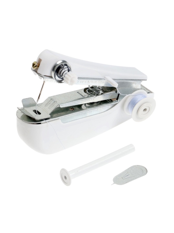 Швейная машинка LSH-09, механическая, портативная, белая Швейная машинка LSH-09, механическая, портативная, белая