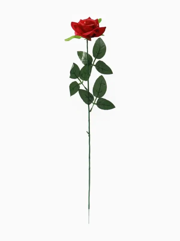 Цветы искусственные &laquo;Роза&raquo;, h=56 см, d=8.5 см, красные