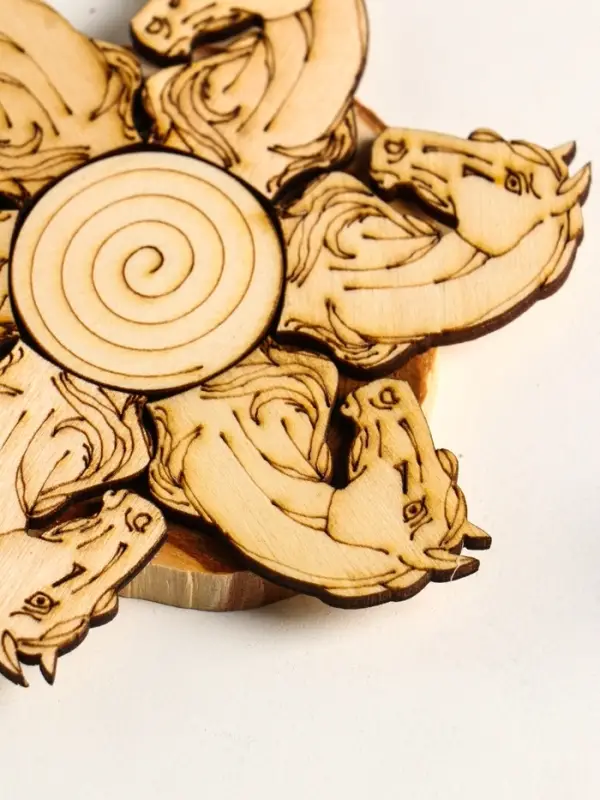 Подставка под горячее Лошадь Красотка , 11см, можжевельник Подставка под горячее Лошадь Красотка , 11см, можжевельник