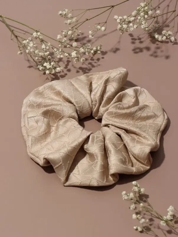 Резинка для волос "Орбита гранд" грация, 16 см, светло-коричневый