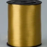 Лента для декора, подарков и шаров, золотой, 0.5 см &times; 500 ярдов