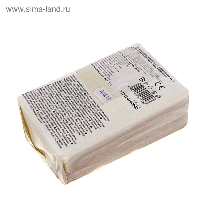 Пластилин 1 кг школьный, белый, мягкий Пластилин 1 кг школьный, белый, мягкий