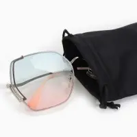 Чехол для очков на затяжке, плотность 230 г/м&sup2;, размер 9.2&times;0.5&times;17.5 см, чёрный