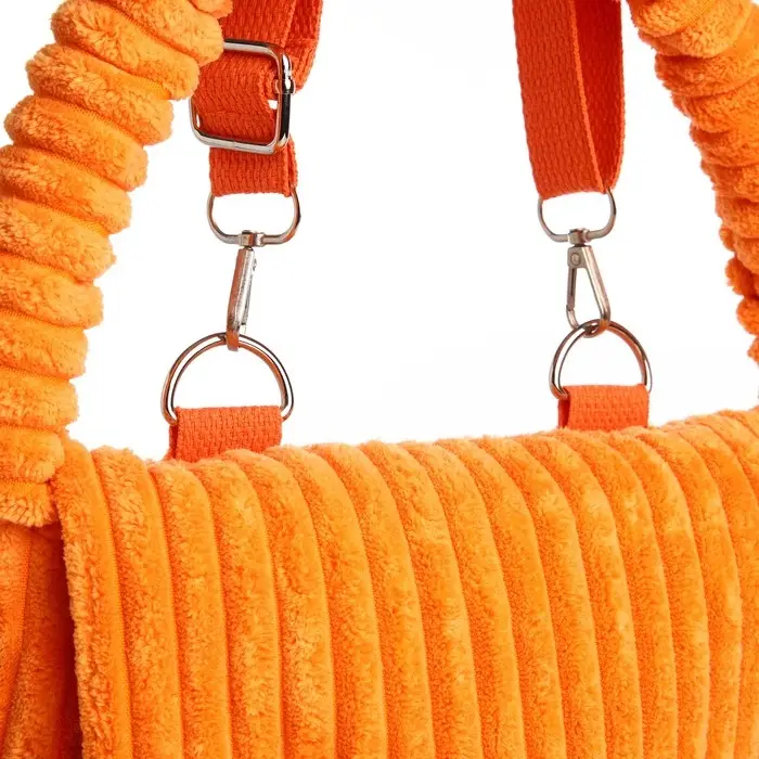 Сумка молодёжная на магните, 25.5&times;4.5&times;18.5 см, оранжевая