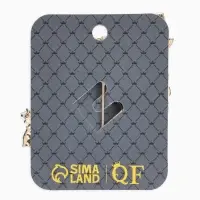 Брошь "Императрица" орден, цветная в золоте