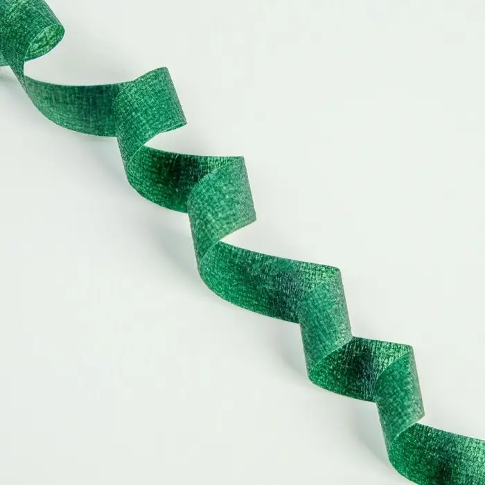 Тейп - лента для цветов и декора, тёмно - зелёная, 13 мм, 27.3 метра