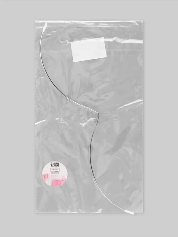 Монокость для бюстгальтера, 180 + 180 мм, цвет серебряный