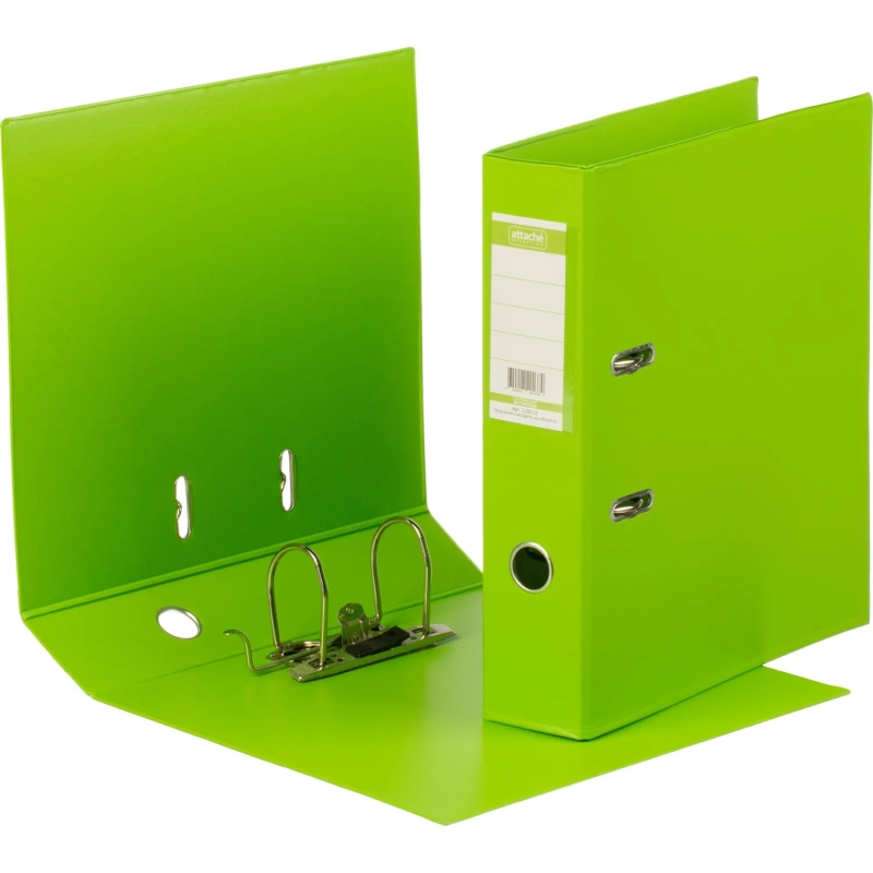 Папка-регистратор Strong Line  70мм, лайм, ПБП2, карм.кор