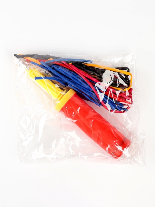 Шар для твистинга 160, набор 24 шт. + насос, цвета МИКС