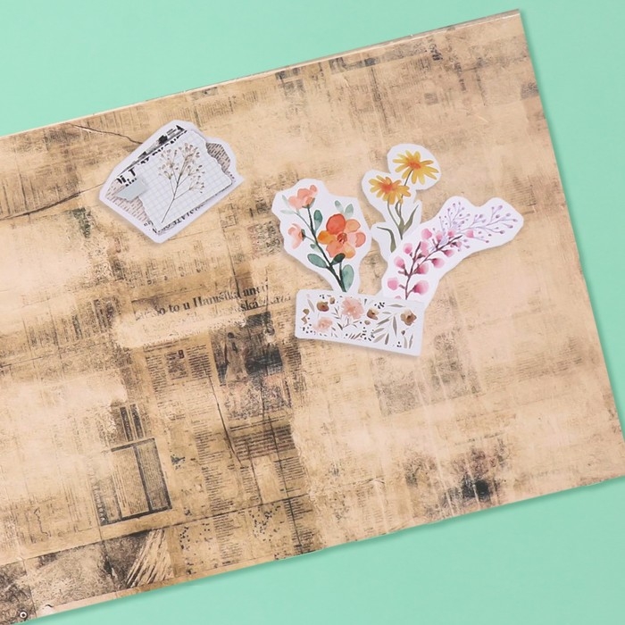 Наклейки в книжке Наклейки в книжке "Классика и акварель" + 3 фона 20,7х14,2 см