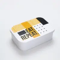 Ланч - бокс прямоугольный &laquo;EAT.REPEAT&raquo;, 1200 мл